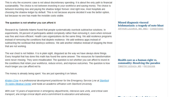 The shadow ledger: Uncovering the financial cost of nursing turnover