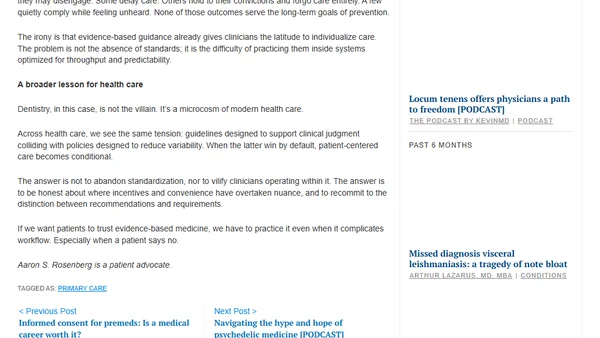Informed refusal vs. denied care: a dental case study