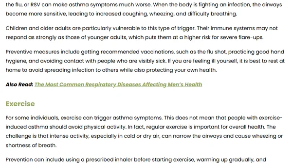Common Asthma Triggers and How to Avoid Them