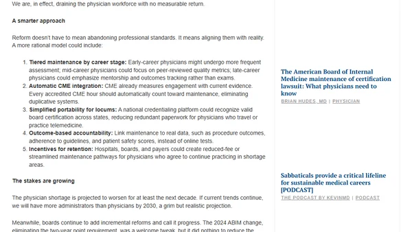 How board certification fuels the physician shortage crisis