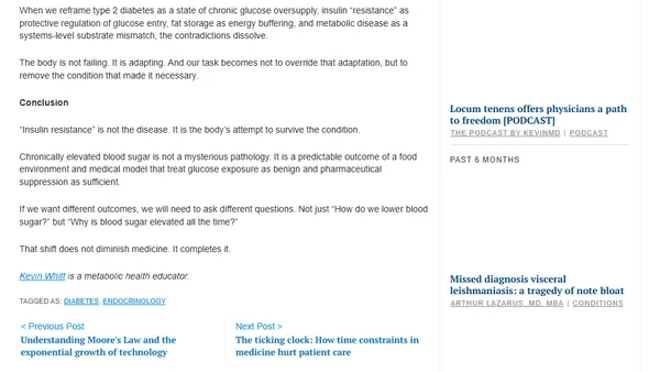 Insulin resistance is not a disease: a metabolic reframe