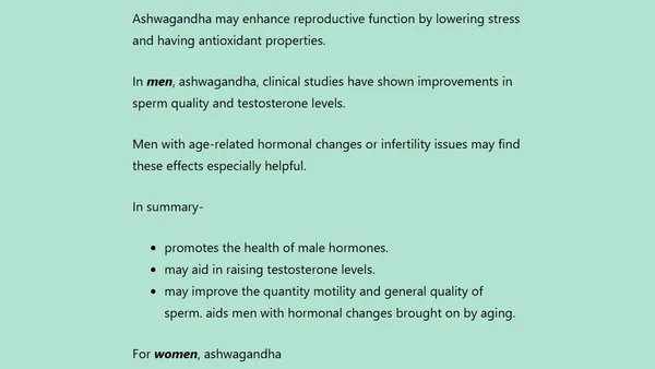 The 10 Proven Evidence-based Benefits of Ashwaganda