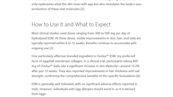 Eggshell Membrane Collagen: A Natural Ally for Skin, Hair, and Nail Vitality