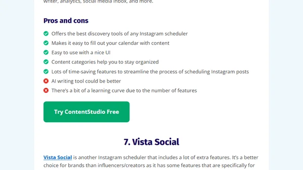 11 Best Instagram Schedulers (2026 Comparison)