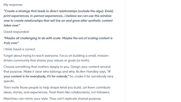 When Everything Is Abundant, Be the One They Choose